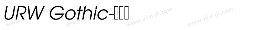 URW Gothic字体转换